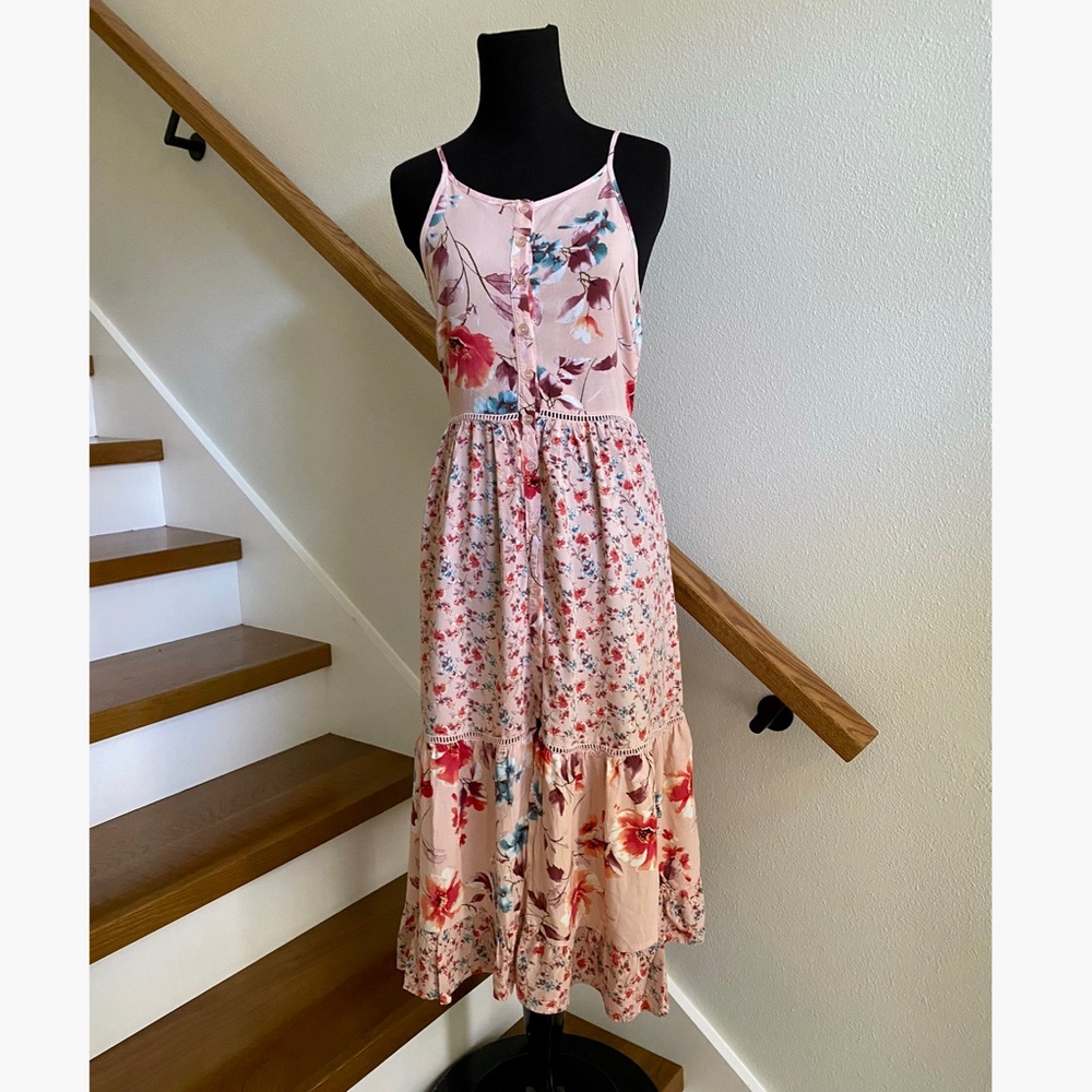 As You Wish Flowered Sundress XS